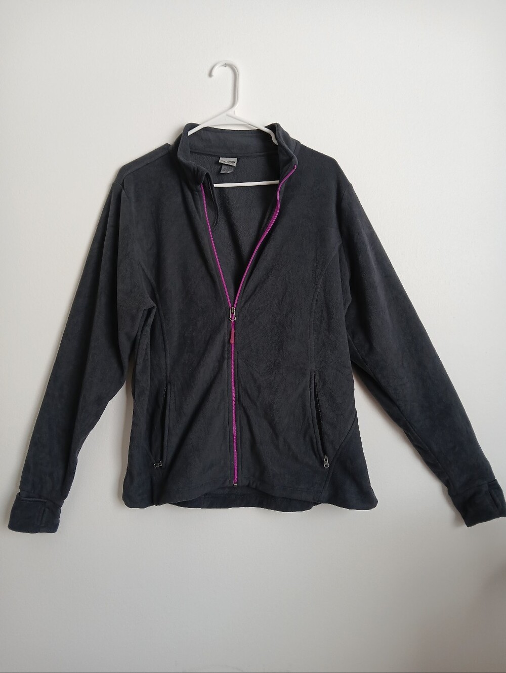 Champion Womens Gray Full Zip Size XXL Thumbholes Pockets
